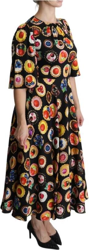 Dolce & Gabbana Dag Maxi -jurk Zwart Dames