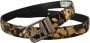 Dolce & Gabbana Multicolor Jacquard Leren Logo Metalen Gesp Riem Meerkleurig Unisex - Thumbnail 2
