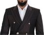 Dolce & Gabbana Multicolor Patchwork Strepen Sicilia Blazer Multicolor Heren - Thumbnail 3