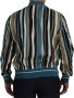 Dolce & Gabbana Multicolor Gestreepte Volledige Ritssluiting Jas Multicolor Heren - Thumbnail 2