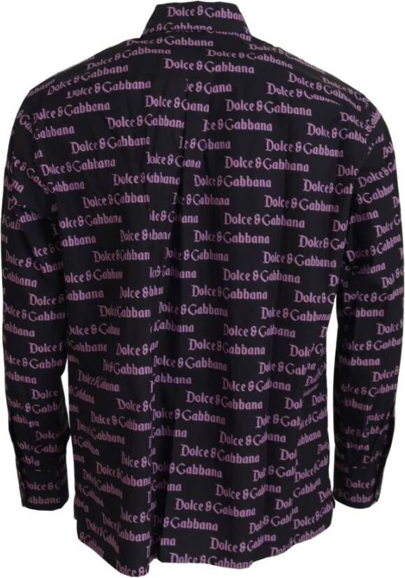 Dolce & Gabbana Overhemd Zwart Heren