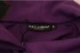 Dolce & Gabbana Elegant Paarse Bloemenprint Pullover Katoenen Trui Purple Dames - Thumbnail 4