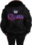 Dolce & Gabbana Pailletten Queen Crown Bomberjack Black Dames - Thumbnail 2