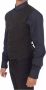 Dolce & Gabbana Moderne Zwarte Linnen Katoenen Jurk Vest Blazer Black Heren - Thumbnail 2
