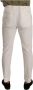 Dolce & Gabbana Katoenen Corduroy Slim Fit Broek White Heren - Thumbnail 2