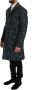 Dolce & Gabbana Blauwe Camouflage Elegance Trenchcoat Blue Heren - Thumbnail 2