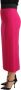 Dolce & Gabbana Roze Hoge Taille Stretch Pencil Rok Pink Dames - Thumbnail 2