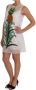 Dolce & Gabbana White Pineapple Sequined Applique Dress Wit Dames - Thumbnail 2