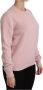 Dolce & Gabbana Authentieke Italiaanse cashmere crew neck sweater Pink Dames - Thumbnail 2