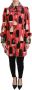 Dolce & Gabbana Roze IJs Bloemen Pailletten Jurk Multicolor Dames - Thumbnail 2