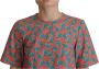Dolce & Gabbana Stijlvol roze katoenen top met zeilbootprint Multicolor Dames - Thumbnail 2
