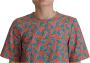 Dolce & Gabbana Roze Zeilboot Print Katoenen T-shirt Pink Dames - Thumbnail 2