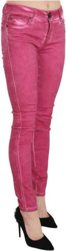 Dolce & Gabbana Slimfit-jeans Roze Dames