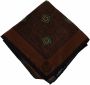 Dolce & Gabbana Bruin Patroon Zijden Zakdoek Sjaal Brown Heren - Thumbnail 2