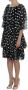 Dolce & Gabbana Polka Dotted Ruffled Dress Zwart Dames - Thumbnail 2