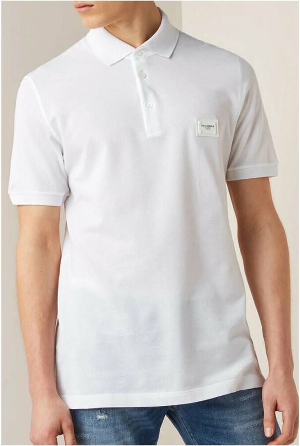 Dolce & Gabbana Poloshirt Wit Heren