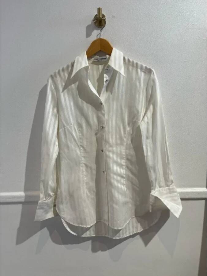 Dolce & Gabbana Pre-owned Cotton tops Wit Dames