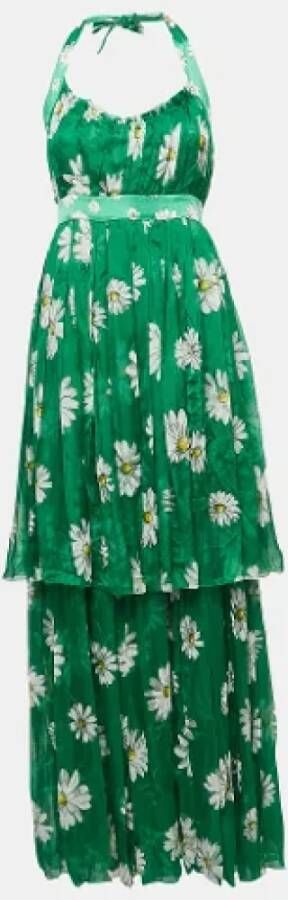 Dolce & Gabbana Pre-owned Fabric dresses Green Dames