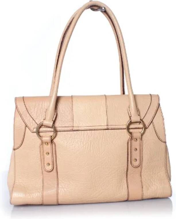 Dolce & Gabbana Pre-owned Leather handbags Beige Dames