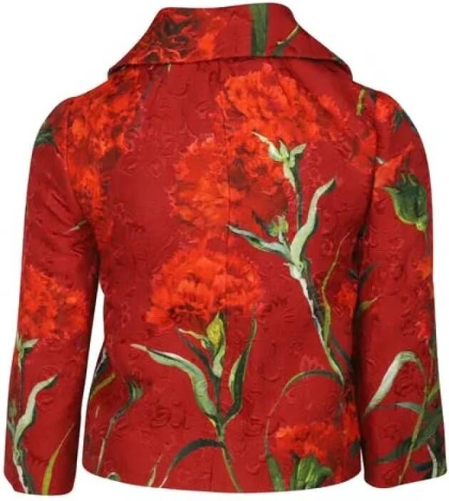 Dolce & Gabbana Pre-owned Cotton outerwear Rood Dames