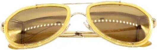 Dolce & Gabbana Pre-owned Metal sunglasses Geel Dames