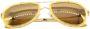 Dolce & Gabbana Pre-owned Metal sunglasses Yellow Dames - Thumbnail 2