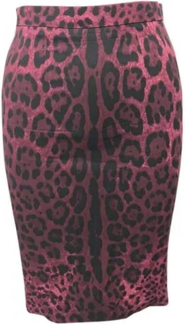 Dolce & Gabbana Pre-owned Silk bottoms Rood Dames
