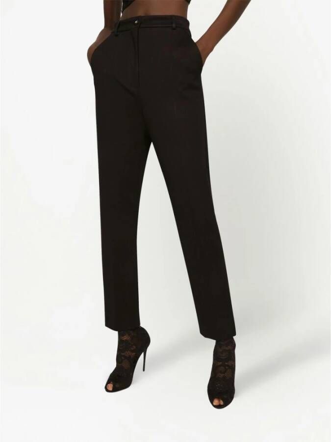 Dolce & Gabbana Rechte broek Zwart Dames