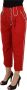Dolce & Gabbana Rode hoog getailleerde elegante cropped broek Red Dames - Thumbnail 2