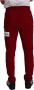 Dolce & Gabbana Red Cotton Logo Patch Sweatpants Jogging Pants Rood Heren - Thumbnail 2