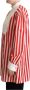 Dolce & Gabbana Stijlvolle Rood Wit Gestreepte Formele Overhemd Red Dames - Thumbnail 2
