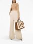 Dolce & Gabbana Luxe Cashmere-Blend Cropped Jumper Brown Dames - Thumbnail 2