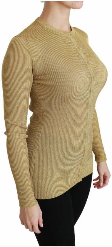 Dolce & Gabbana Ronde hals gekweek Geel Dames