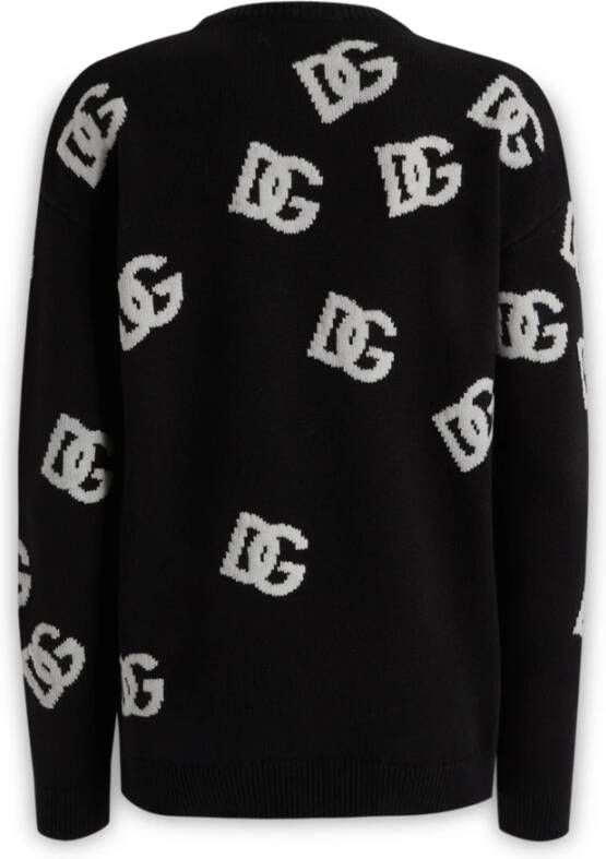 Dolce & Gabbana Round-neck Knitwear Zwart Dames