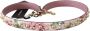 Dolce & Gabbana Roze Bloemen Leren Stud Accessoire Schouderband Pink Dames - Thumbnail 1