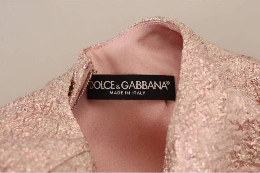 Dolce & Gabbana Roze Jurk Pink Dames