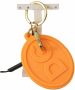 Dolce & Gabbana Chique Oranje Logo Sleutelhanger met Gouden Hardware Orange Unisex - Thumbnail 2