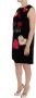 Dolce & Gabbana Zwarte San Valentino Kristallen Shift Jurk Black Dames - Thumbnail 2