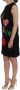 Dolce & Gabbana Zwarte San Valentino Kristallen Shift Jurk Black Dames - Thumbnail 4