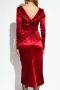 Dolce & Gabbana Satijnen jurk Red Dames - Thumbnail 3