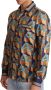 Dolce & Gabbana Prachtige Blauwe Zijden Shirt met Gouden Logo Multicolor Heren - Thumbnail 2
