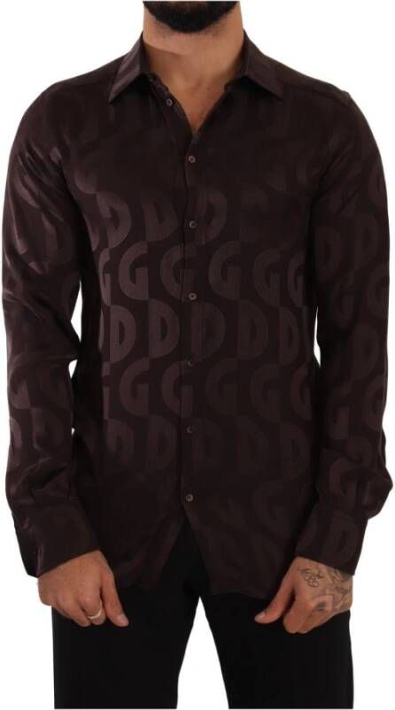 Dolce & Gabbana Shirts Rood Heren