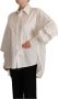 Dolce & Gabbana Witte Katoenen Knoopsluiting Kraag Lange Mouw Top White Dames - Thumbnail 2