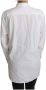 Dolce & Gabbana Cotton White Scarf Neck Shirt Blouse Top Wit Dames - Thumbnail 2