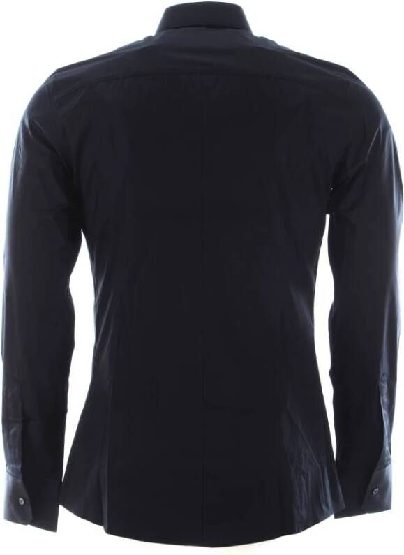 Dolce & Gabbana Herenoverhemd met lange mouwen uit de Sicilia-collectie Zwart Heren