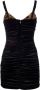 Dolce & Gabbana Velvet strap dress Zwart Dames - Thumbnail 3