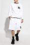 Dolce & Gabbana Casual witte shorts met trekkoord in de taille White Heren - Thumbnail 2