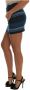Dolce & Gabbana Blue Short striped Mini Denim Skirt Blauw Dames - Thumbnail 2