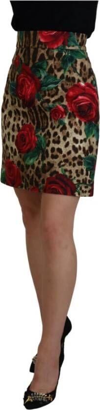 Dolce & Gabbana Short Skirts Bruin Dames