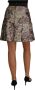 Dolce & Gabbana Bloemenprint Jaquard Rok Beige Dames - Thumbnail 2